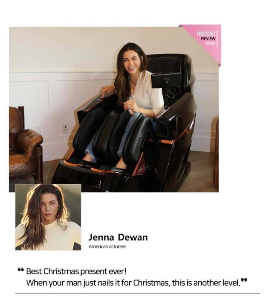 Jenna Dewan - Kahuna massage chair