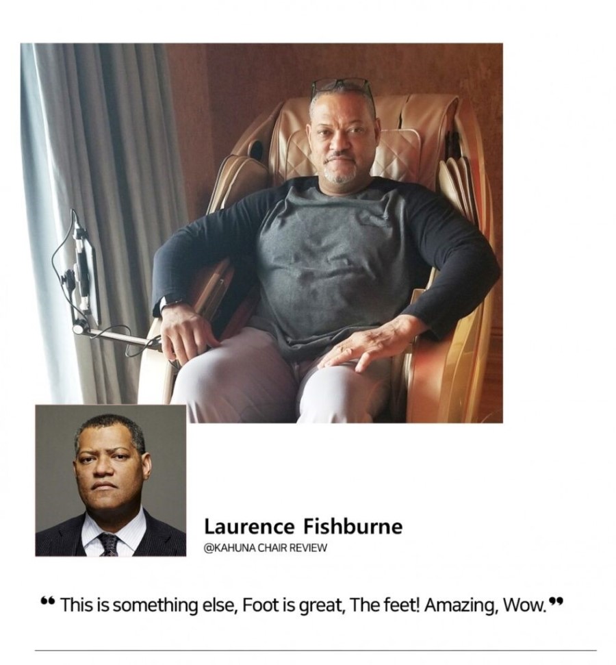Laurence Fishburne - Kahuna massage chair