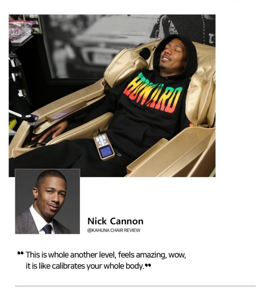 Nick Canon - Kahuna massage chair